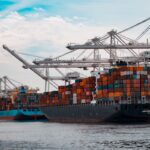 Sugar bulk cargo ship Brazil export port